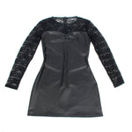 Subblime - 955595 Vestido Manga Larga Con Encaje Negro S/M