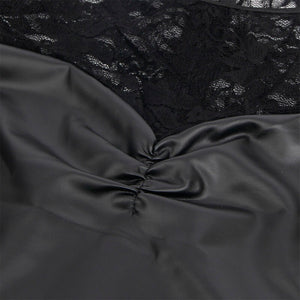 Subblime - 955601 Vestido Manga Comprida com Renda Preta L/XL