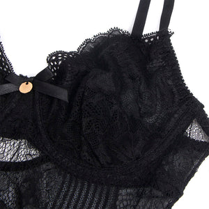 Subblime - 955625 Body de Renda com Fecho na Parte Inferior Preto L/XL