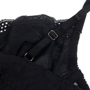 Subblime - 955625 Body de Renda com Fecho na Parte Inferior Preto L/XL