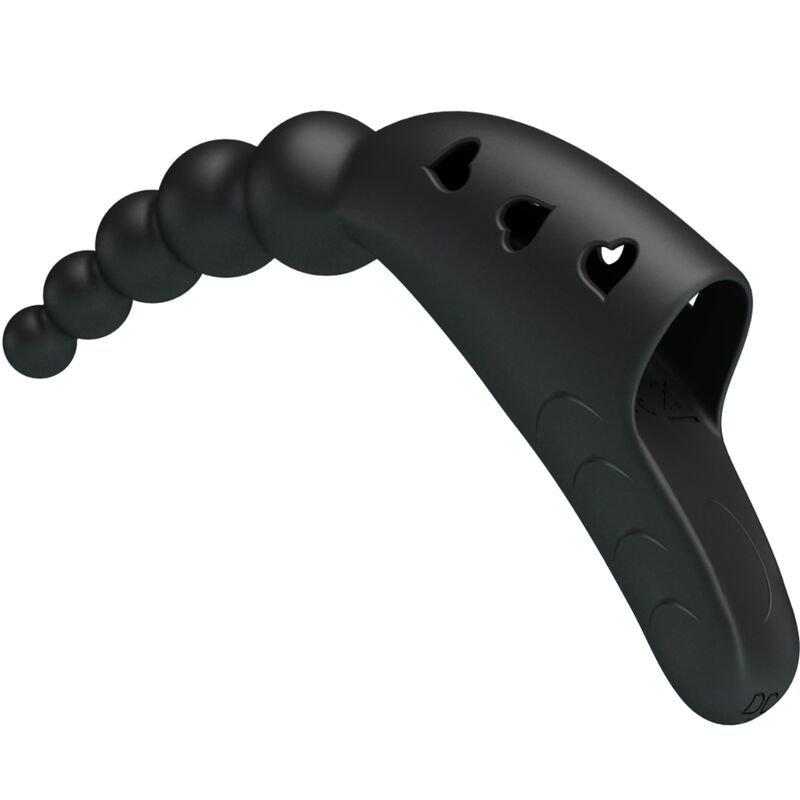 Pretty Love - Vibrador de Dedo Jordin 10 Vibrações Preto