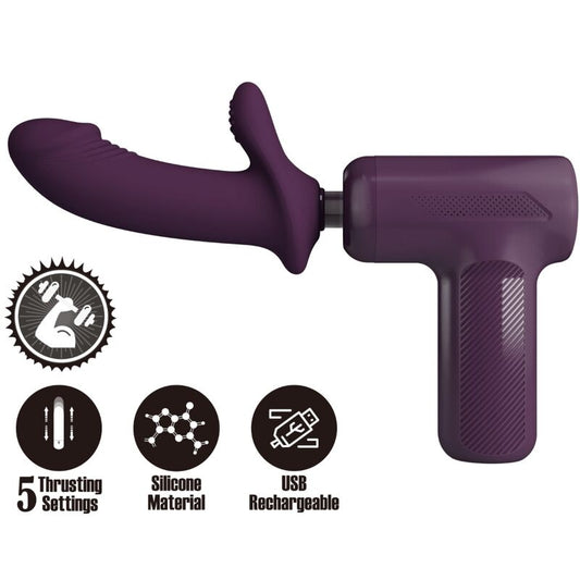 Pretty Love - Dj Scholar Massager 5 Configurações Roxo