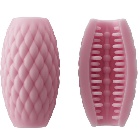 Pretty Love - Masturbador Masculino Silicone Athena Eros Rosa