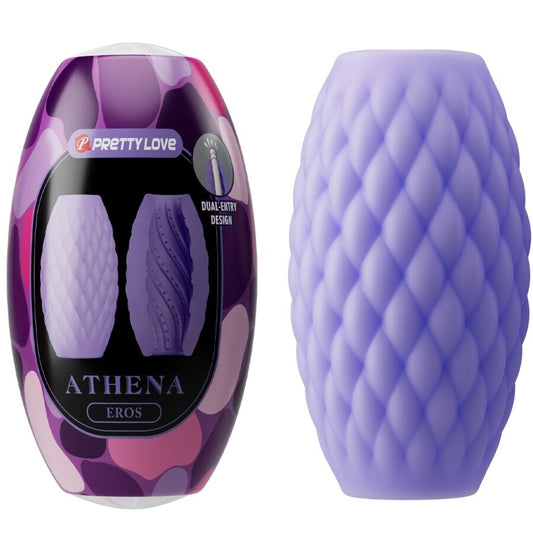 Pretty Love - Masturbador Masculino Silicone Athena Eros Roxo