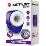 Pretty Love - Dj Lady Masturbador Masculino Com Vibração 5 Ajustes Roxo