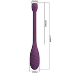 Pretty Love - Vibrador Controlado por Aplicativo Leviathan Roxo