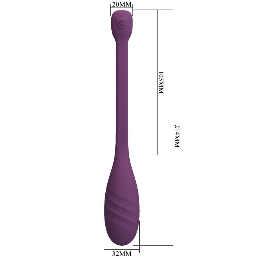 Pretty Love - Vibrador Controlado por Aplicativo Leviathan Roxo
