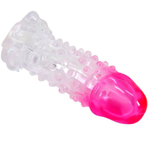 Pretty Love - Bainha de Ampliação Realista Wilford com Pênis em Relevo Rosa