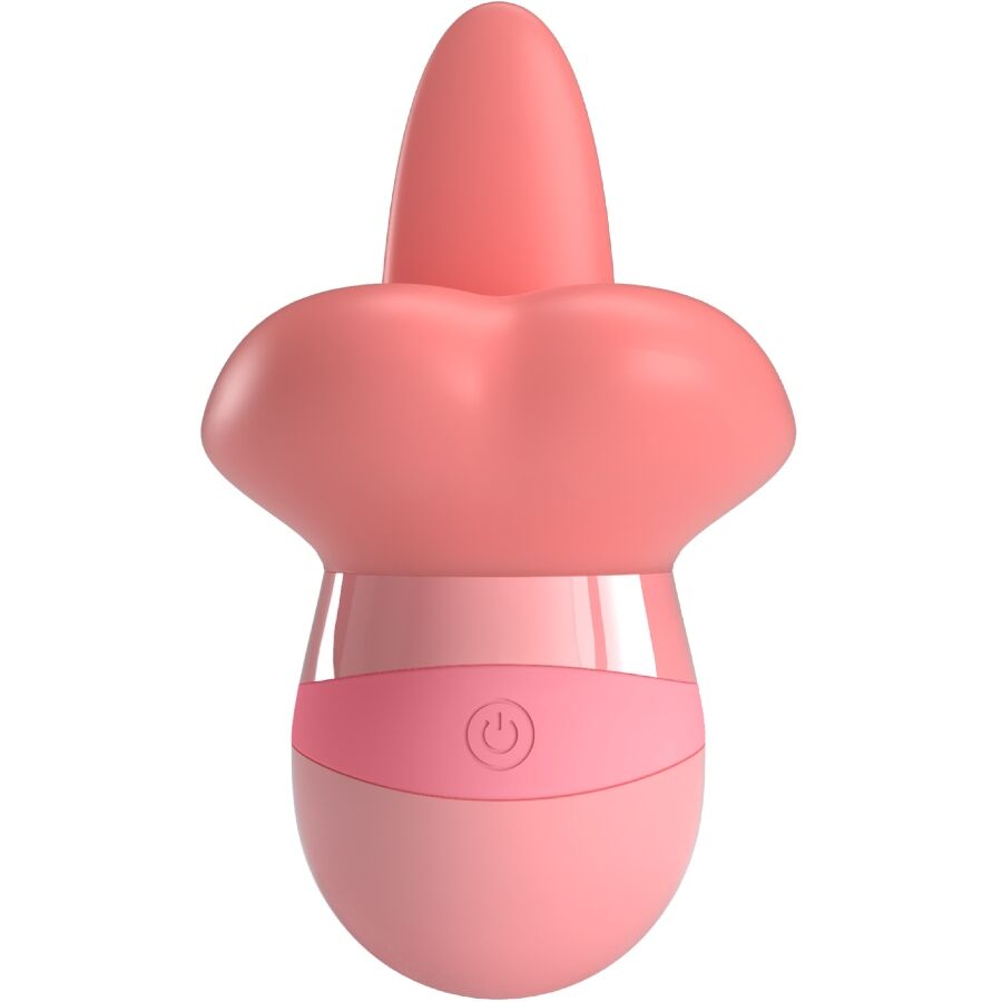 Pretty Love - Estimulador de Clítoris Kylee Tongue 10 Vibraciones Rosa Nude