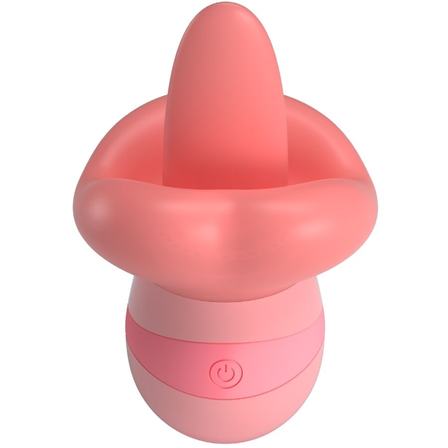 Pretty Love - Estimulador de Clítoris Kylee Tongue 10 Vibraciones Rosa Nude