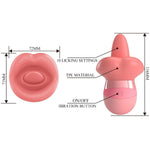 Pretty Love - Estimulador de Clítoris Kylee Tongue 10 Vibraciones Rosa Nude