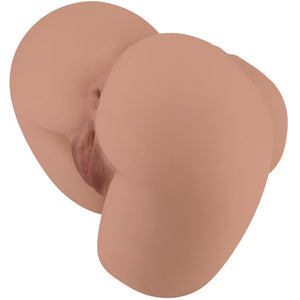 Crazy Bull - Bernace Ass Vibrador com Vagina Realista e Ânus Carne Controle Remoto