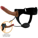 Pretty Love - Kyton Universal Harness Briefs com Dildo Squirting 19 cm Mulato