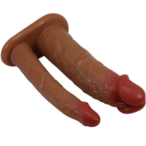 Pretty Love - Keaven Harness Briefs Duplo Dildo Universal e Confortável