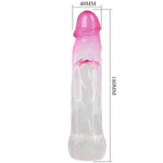 Pretty Love - Neron Realista 6 cm Funda de Alargamiento Para Pene Rosa