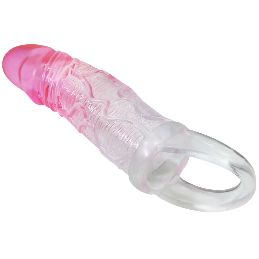 Pretty Love - Odes Realista 2 cm Bainha de Ampliação Para Pénis Rosa