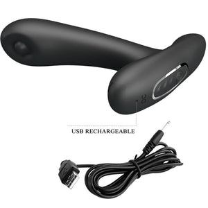 Pretty Love - Massageador Vibratório Anal e Vaginal Reminton Preto