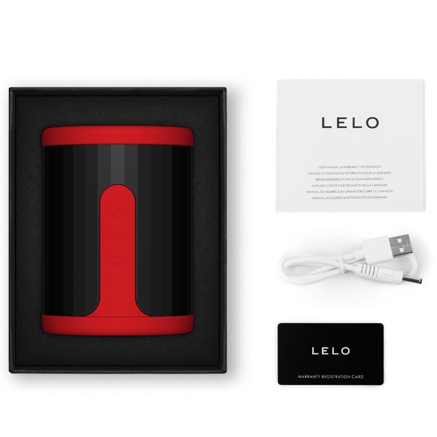 Lelo - F2S™ Teal Masturbador Masculino Rojo