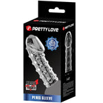 Pretty Love - Manga Para Pénis Apertada e Volumosa Transparente