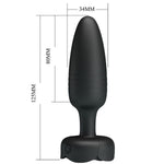 Pretty Love - Tarion AnalPlug Con Luz Led Negro 12,5 cm