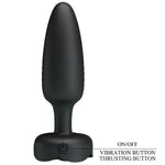 Pretty Love - Tarion AnalPlug Con Luz Led Negro 12,5 cm