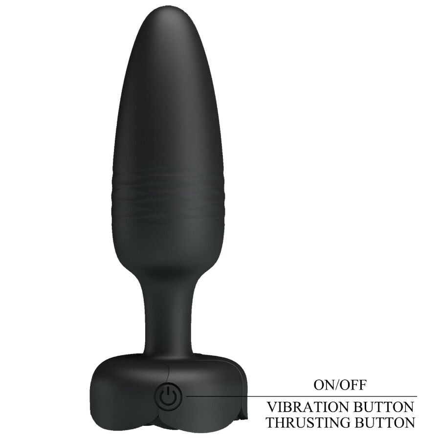 Pretty Love - Tarion AnalPlug Con Luz Led Negro 12,5 cm