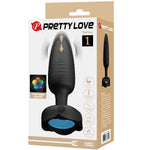 Pretty Love - Tarion AnalPlug Con Luz Led Negro 12,5 cm