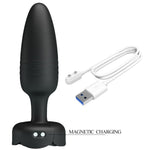 Pretty Love - Tarion AnalPlug Con Luz Led Negro 12,5 cm