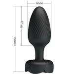 Pretty Love - Varian AnalPlug Com Luz Led Preto 10,8 cm
