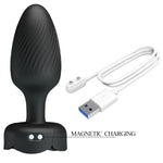 Pretty Love - Varian AnalPlug Com Luz Led Preto 10,8 cm