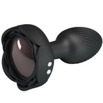 Pretty Love - OlmanPlug Anal Com Luz Led Preto 8,8 cm