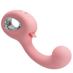 Pretty Love - Erynnyes Vibrador Punto G + Estimulador de Clítoris 10 Vibraciones Rosa