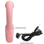 Pretty Love - Erynnyes Vibrador Punto G + Estimulador de Clítoris 10 Vibraciones Rosa