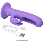 Pretty Love - Vibrador de Conejo Killmoulis 12 Modos de Vibración Morado