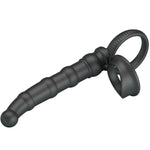 Pretty Love - Anillo Vibrador para Pene Tatum Con Plug 10 Vibraciones Negro