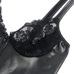 Subblime - 957575 Vestido de Couro Com Zíper Preto L/XL