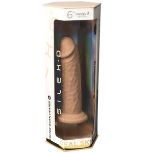 Silexd - Modelo de Pênis Realístico 2 Silicone Termorativo Premium 15,4 cm
