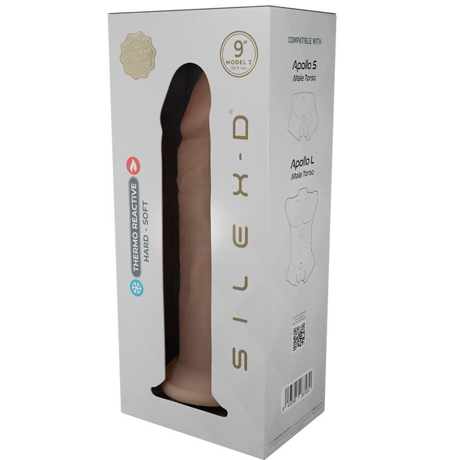 Silexd - Modelo de Pênis Realista 9 Silicone Líquido 22,8 cm