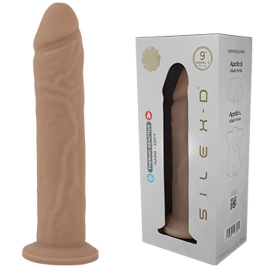 Silexd - Modelo de Pênis Realista 9 Silicone Líquido 22,8 cm