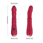 Armony - Vibrador Estimulador Termo-Ajustável Point a Dildo Vermelho