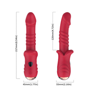 Armony - Point a Estimulante Vibrador Dildo Vermelho