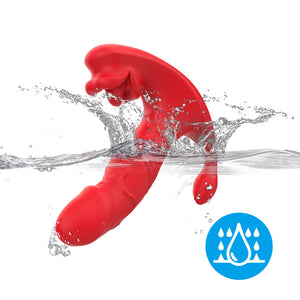 Armony - Vibrador Anal Calcinha C e Estimulador do Ponto G Controle Remoto Vermelho