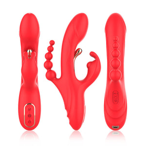 Armony - Estimulador de Ponto G e Clitóris Vibrador Vermelho