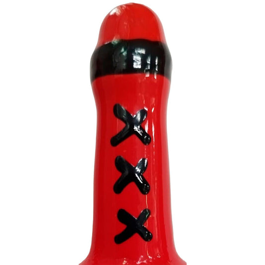 Condomerie - Preservativos Novedades Pintados a Mano Ámsterdam Rojo