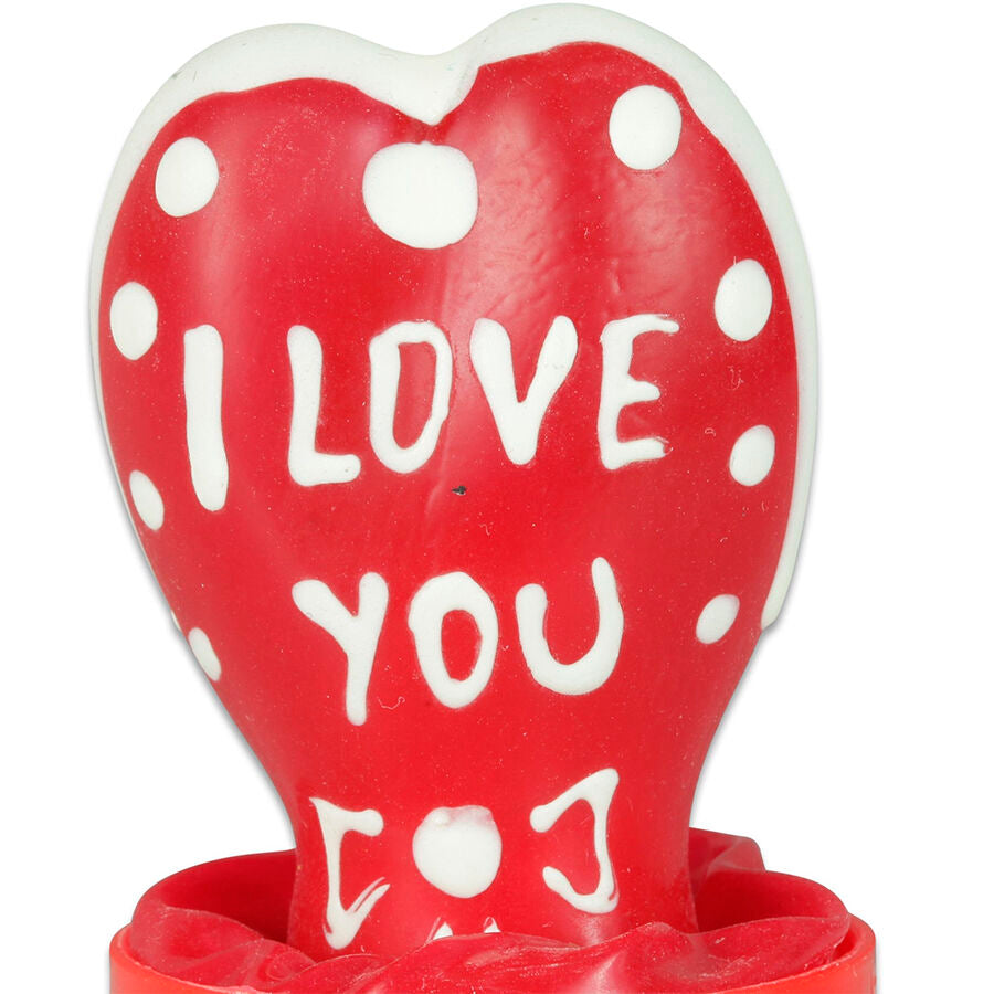 Condomerie - Preservativos Novedades Pintados a Mano Corazón - Te Amo Modelo 1