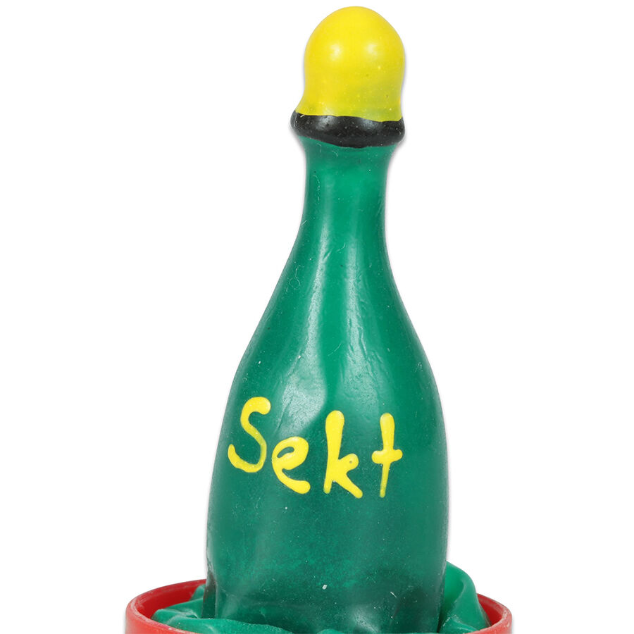 Condomerie - Preservativos Novidades Pintados à  Mão Champanhe