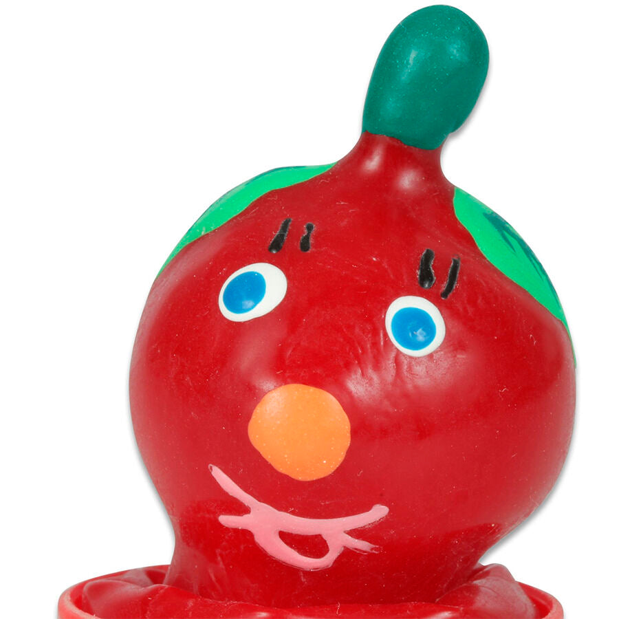 Condomerie - Preservativos Novidades Pintados à  Mão Tomate