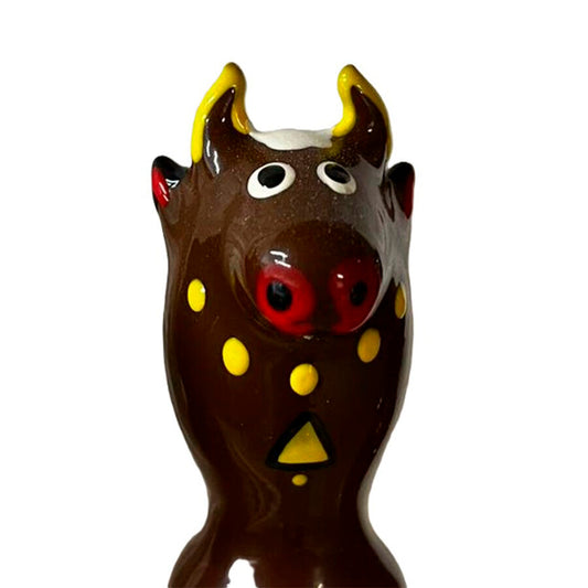 Condomerie - Preservativos Novedades Pintados a Mano Bull Black Modelo 2
