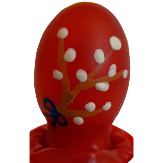 Condomerie - Preservativos Novedades Pintados a Mano Huevo de Pascua Rojo