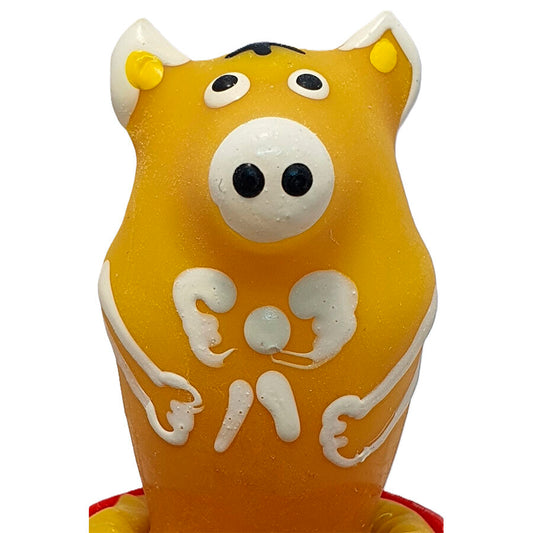 Condomerie - Preservativos Novidades Pintados à  Mão Porco Sitting Amarelo